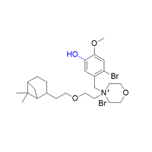 匹維溴銨雜質(zhì)08,4-(2-bromo-5-hydroxy-4-methoxybenzyl)-4-(2-(2-(6,6- dimethylbicyclo[3.1.1]heptan-2-yl)ethoxy)ethyl)morpholin- 4-ium bromide