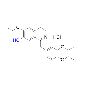 屈他維林雜質(zhì)08,1-(3,4-diethoxybenzyl)-6-ethoxy-3,4-dihydroisoquinolin-7-ol hydrochloride