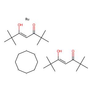 双（2,2,6,6-四甲基-3,5-庚二酮）（1,5-环辛二烯）钌（II）,Bis(2,2,6,6-tetramethyl-3,5-heptanedionato)(1,5-cyclooctadiene)ruthenium(II)