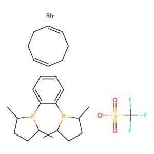 aladdin 阿拉丁 B282807 （+）-1,2-双（（2S，5S）-2,5-二甲基膦基）苯（1,5-环辛二烯）三氟甲磺酸铑（I） 136705-75-4 ≥98%(S,S)-Me-DUPHOS-Rh