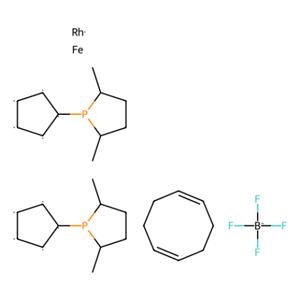 aladdin 阿拉丁 B282847 1,2-双（（2R，5R）-2,5-二甲基膦基乙烷）乙烷（环辛二烯）三氟甲磺酸铑（I） 854275-87-9 95%