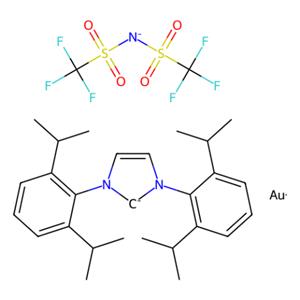 [1，3-双（2，6-二-异丙基苯基）咪唑-2-亚烷基] [双（三氟甲磺酰基）酰亚胺]金（I）,[1,3-Bis(2,6-di-i-propylphenyl)imidazol-2-ylidene][bis(trifluoromethanesulfonyl)imide]gold(I)