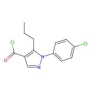 aladdin 阿拉丁 B300020 1-(4-氯苯基)-5-丙基-1H-吡唑-4-酰氯 175137-18-5 95%