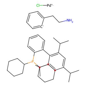 aladdin 阿拉丁 B301103 (2-二环己基膦基-2′,4′,6′-三异丙基-1,1′-联苯基)[2-(2-氨乙基)苯基)]氯化钯(II) 1028206-56-5 95%