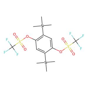 aladdin 阿拉丁 B304142 2,5-双(三甲基硅基)-1,4-亚苯基双(三氟甲磺酸酯) 613676-07-6 98%
