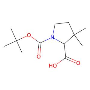 Boc-(2S)-3,3-二甲基-2-吡咯烷基羧酸,Boc-(2S)-3,3-dimethyl-2-pyrrolidenecarboxylic Acid