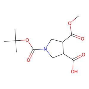 aladdin 阿拉丁 B345033 1-Boc-4-（甲氧基羰基）吡咯烷-3-羧酸 902835-87-4 ≥95%