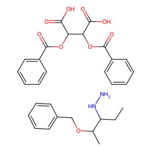 [(2S,3S)-2-(苄氧基)-3-戊基]肼-(2S,3S)-2,3-二(苯酰氧基)丁二酸,[(2S,3S)-2-(benzyloxy)pentan-3-yl]hydrazine