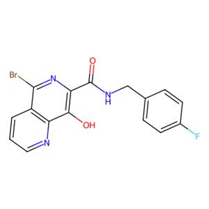 aladdin 阿拉丁 B463143 5-溴-N-(4-氟苄基)-8-羟基-1,6-萘啶-7-甲酰胺 410544-56-8 ≥90%