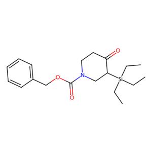 芐基 4-氧代-3-(三乙基硅基)哌啶-1-羧酸叔丁酯,Benzyl 4-oxo-3-(triethylsilyl)piperidine-1-carboxylate