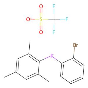 (2-溴苯基)(2,4,6-三甲基苯基)碘鎓三氟甲磺酸鹽,(2-Bromophenyl)(2,4,6-trimethylphenyl)iodonium triflate