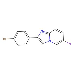 aladdin 阿拉丁 B468606 2-(4-溴苯基)-6-碘咪唑并[1,2-a]吡啶 118000-66-1 97%