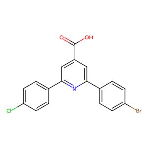 2-(4-溴苯基)-6-(4-氯苯基)吡啶-4-羧酸,2-(4-Bromophenyl)-6-(4-chlorophenyl)pyridine-4-carboxylic acid