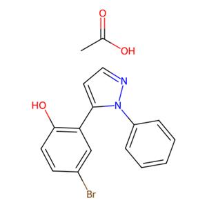 5-(5-溴-2-羟基苯基)-1-苯基吡唑乙酸酯,5-(5-Bromo-2-hydroxyphenyl)-1-phenylpyrazole acetate
