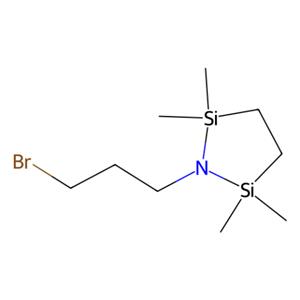 1-(3-溴丙基)-2,2,5,5-四甲基-1-氮杂-2,5-二硅杂环戊烷,1-(3-Bromopropyl)-2,2,5,5-tetramethyl-1-aza-2,5-disilacyclopentane