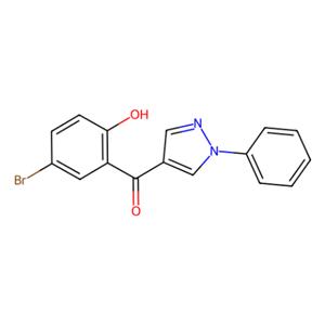 (5-溴-2-羟基-苯基)-(1-苯基-1H-吡唑-4-基)酮,(5-Bromo-2-hydroxy-phenyl)-(1-phenyl-1H-pyrazol-4-yl)ketone