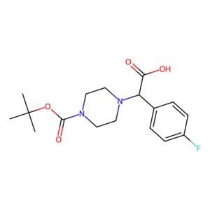 2-(4-Boc-哌嗪基)-2-(4-氟苯基)乙酸,2-(4-Boc-piperazino)-2-(4-fluorophenyl)acetic acid