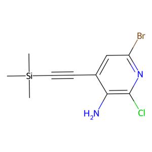 aladdin 阿拉丁 B479975 6-溴-2-氯-4-((三甲基硅基)乙炔基)吡啶-3-胺 1203499-68-6 97%