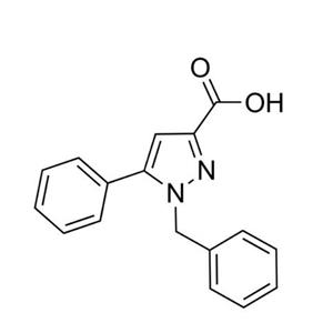 1-芐基-5-苯基-1H-吡唑-3-羧酸,1-Benzyl-5-phenyl-1H-pyrazole-3-carboxylic acid