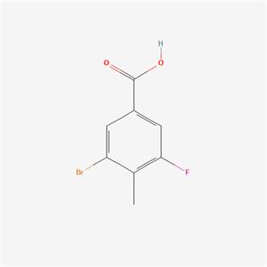 3-溴-5-氟-4-甲基苯甲酸,3-Bromo-5-fluoro-4-methylbenzoic acid