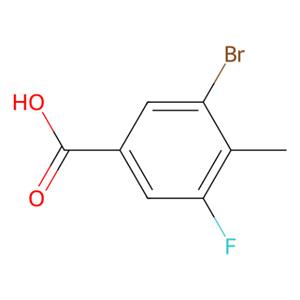 3-溴-5-氟-4-甲基苯甲酸,3-Bromo-5-fluoro-4-methylbenzoic acid