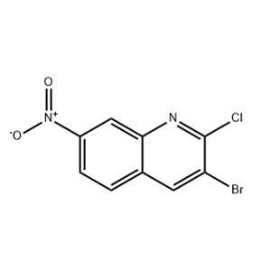 3-溴-2-氯-7-硝基喹啉,3-Bromo-2-chloro-7-nitroquinoline