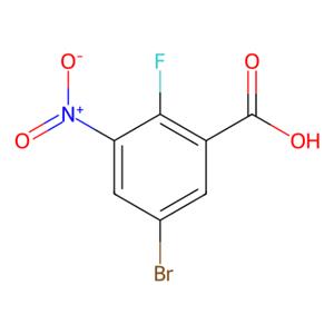 aladdin 阿拉丁 B586450 5-溴-2-氟-3-硝基苯甲酸 1153279-80-1 98%