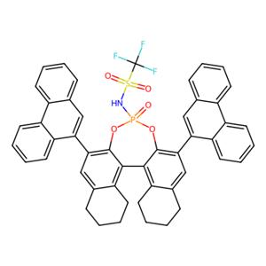 aladdin 阿拉丁 B586511 (11bR)-1,1,1-三氟-N-(4-氧化-2,6-二(菲-9-基)-8,9,10,11,12,13,14,15-八氢二萘并[2,1-d:1',2'-f][1,3,2]二氧杂磷杂环庚-4-基)甲磺酰胺 1181834-74-1 97%