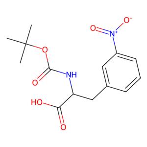 aladdin 阿拉丁 B586987 N-叔丁氧羰基-L-3-硝基苯丙氨酸 131980-29-5 98%