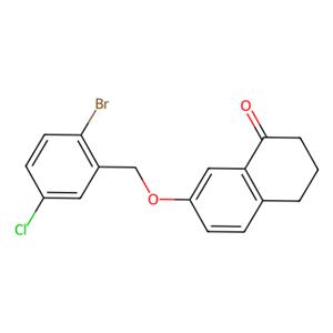 aladdin 阿拉丁 B587105 7-[(2-溴-5-氯苯基)甲氧基]-3,4-二氢-1(2H)-萘酮 1378388-19-2 97%
