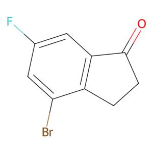 4-溴-6-氟-2,3-二氢-1H-茚-1-酮,4-Bromo-6-fluoro-2,3-dihydro-1H-inden-1-one