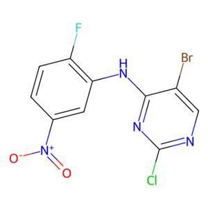 5-溴-2-氯-N-(2-氟-5-硝基苯基)嘧啶-4-胺,5-Bromo-2-chloro-N-(2-fluoro-5-nitrophenyl)pyrimidin-4-amine