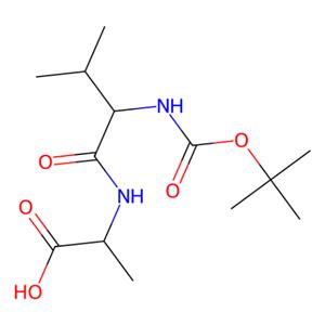 aladdin 阿拉丁 B589945 (S)-2-((S)-2-((叔丁氧基羰基)氨基)-3-甲基丁酰胺基)丙酸 70396-18-8 95%