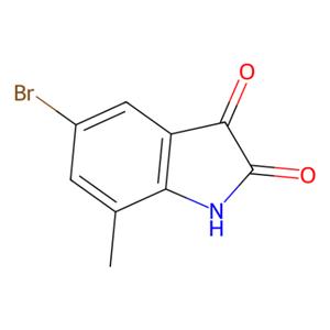 aladdin 阿拉丁 B590152 5-溴-7-甲基吲哚啉-2,3-二酮 77395-10-9 95%