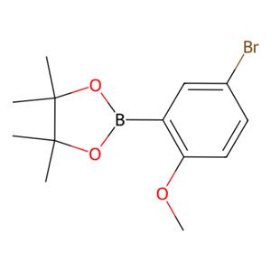 aladdin 阿拉丁 B590419 2-(5-溴-2-甲氧基苯基)-4,4,5,5-四甲基-1,3,2-二氧硼杂环戊烷 868629-78-1 98%