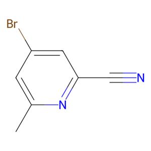 4-溴-6-甲基吡啶-2-甲腈,4-Bromo-6-methylpicolinonitrile