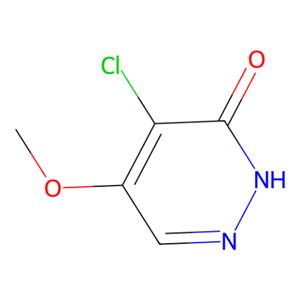 4-氯-5-甲氧基哒嗪-3(2H)-酮,4-Chloro-5-methoxypyridazin-3(2H)-one