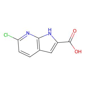 6-氯-1H-吡咯并[2,3-b]吡啶-2-羧酸,6-chloro-1H-pyrrolo[2,3-b]pyridine-2-carboxylic acid