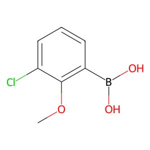 3-氯-2-甲氧基苯基硼酸 (含不同量的酸酐),3-Chloro-2-methoxyphenylboronic acid (contains varying amounts of Anhydride)