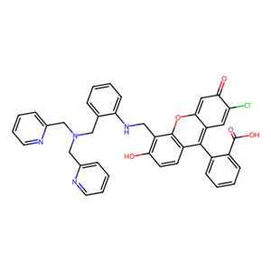 aladdin 阿拉丁 C281474 9-(2-羧基苯基)-2-氯-5-[{2-(二(2-吡啶基)氨基甲基)苯基}氨基甲基]-6-羟基-3-黄原胶酮 502467-23-4 95%