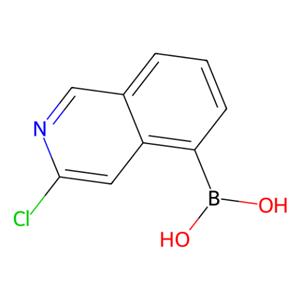 3-氯异喹啉-5-硼酸（含有数量不等的酸酐）,3-Chloroisoquinoline-5-boronic acid(contains varying amounts of Anhydride)