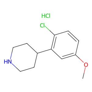 aladdin 阿拉丁 C343394 4-(2-氯-5-甲氧基苯基)哌啶盐酸盐 1044773-88-7 98%