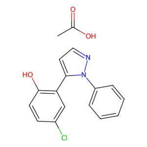 5-（5-氯-2-羟基苯基）-1-苯基吡唑乙酸酯,5-(5-Chloro-2-hydroxyphenyl)-1-phenylpyrazole acetate