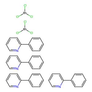 氯双(2-苯基吡啶)铑(III)二聚体,Chlorobis(2-phenylpyridine)rhodium(III) dimer