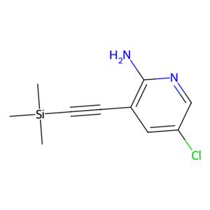 5-氯-3-((三甲基硅基)乙炔基)吡啶-2-胺,5-Chloro-3-((trimethylsilyl)ethynyl)pyridin-2-amine