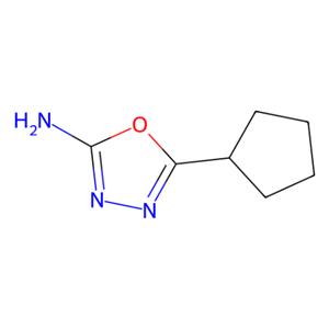 aladdin 阿拉丁 C479689 5-环戊基-1,3,4-恶二唑-2-胺 90221-15-1 试剂级