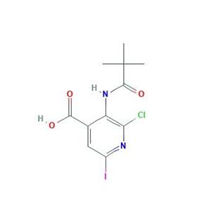 2-氯-6-碘-3-新戊酰胺基异烟酸,2-Chloro-6-iodo-3-pivalamidoisonicotinic acid