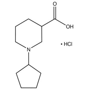 1-环戊基-3-哌啶甲酸盐酸盐,1-Cyclopentyl-3-piperidinecarboxylic acid hydrochloride