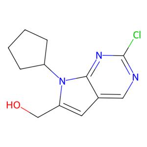 aladdin 阿拉丁 C587097 2-氯-7-环戊基-7H-吡咯并[2,3-D]嘧啶-6-甲醇 1374639-77-6 98%