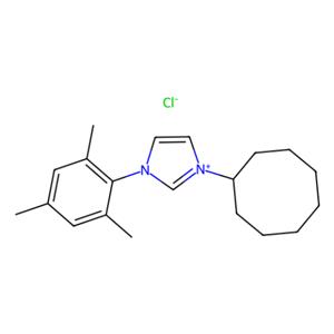 1-环辛基-3-均三甲苯基-1H-咪唑-3-鎓氯化物,1-Cyclooctyl-3-mesityl-1H-imidazol-3-ium chloride